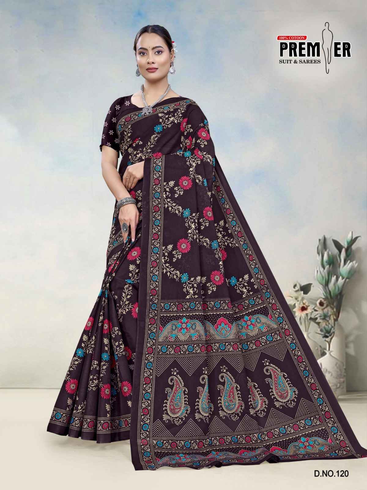 PREMIER SOUTH MALAI VOL-3 COTTON PRINTED SAREE