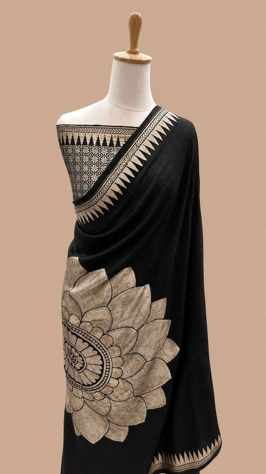PURE SOFT KHADI GEORGETTE SILK ZARI WEAVING SAREE 