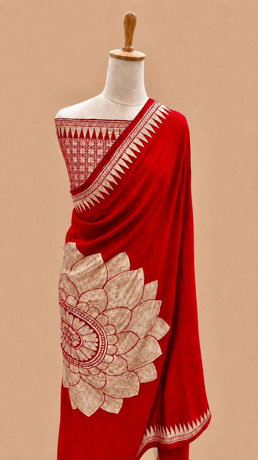 PURE SOFT KHADI GEORGETTE SILK ZARI WEAVING SAREE 