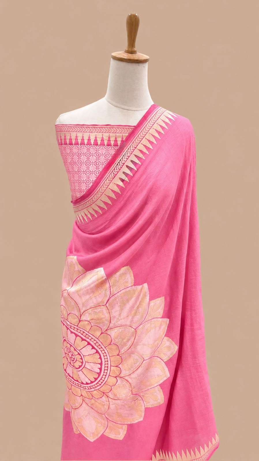 PURE SOFT KHADI GEORGETTE SILK ZARI WEAVING SAREE 