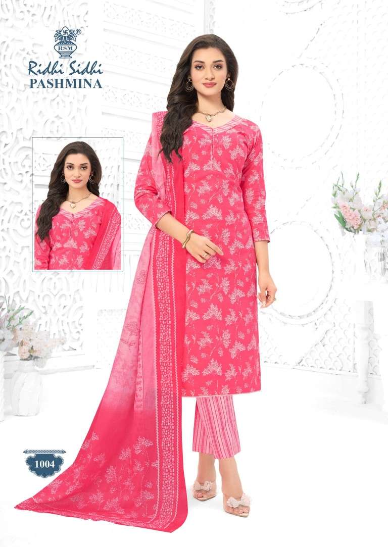 RIDHI SIDHI PASHMINA VOL-1 PURE COTTON DRESS MATERIAL 