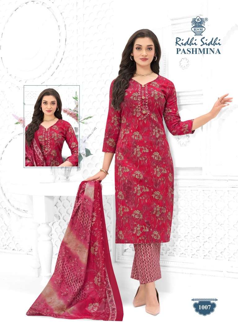 RIDHI SIDHI PASHMINA VOL-1 PURE COTTON DRESS MATERIAL 