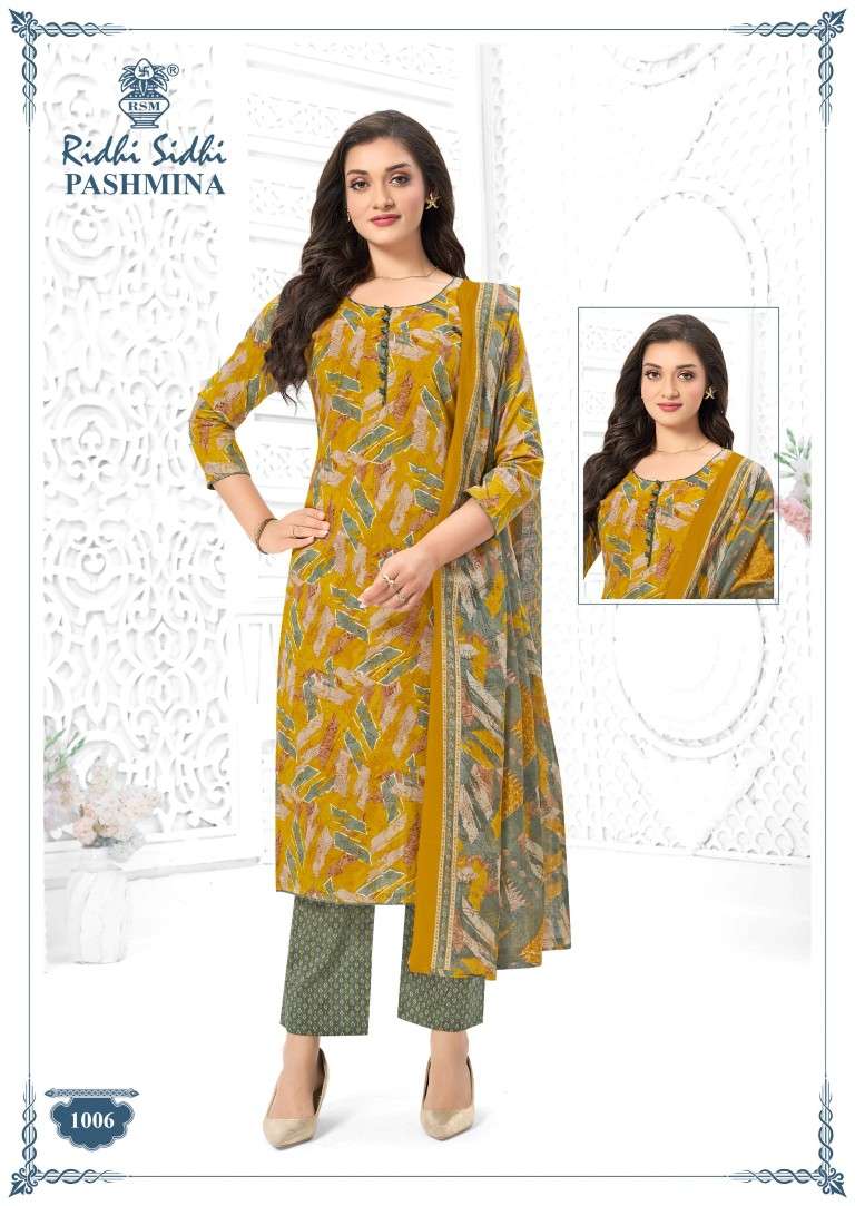 RIDHI SIDHI PASHMINA VOL-1 PURE COTTON DRESS MATERIAL 