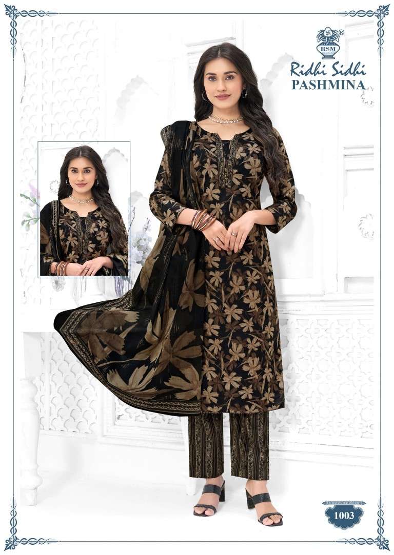 RIDHI SIDHI PASHMINA VOL-1 PURE COTTON DRESS MATERIAL 