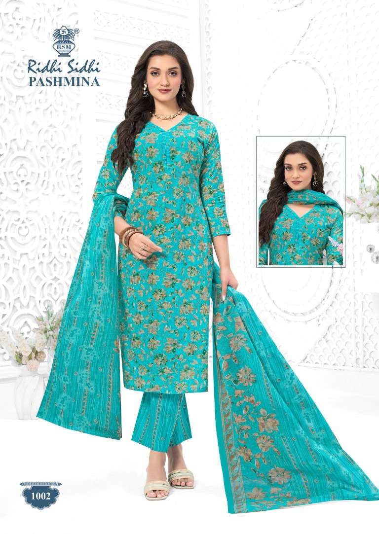 RIDHI SIDHI PASHMINA VOL-1 PURE COTTON DRESS MATERIAL 