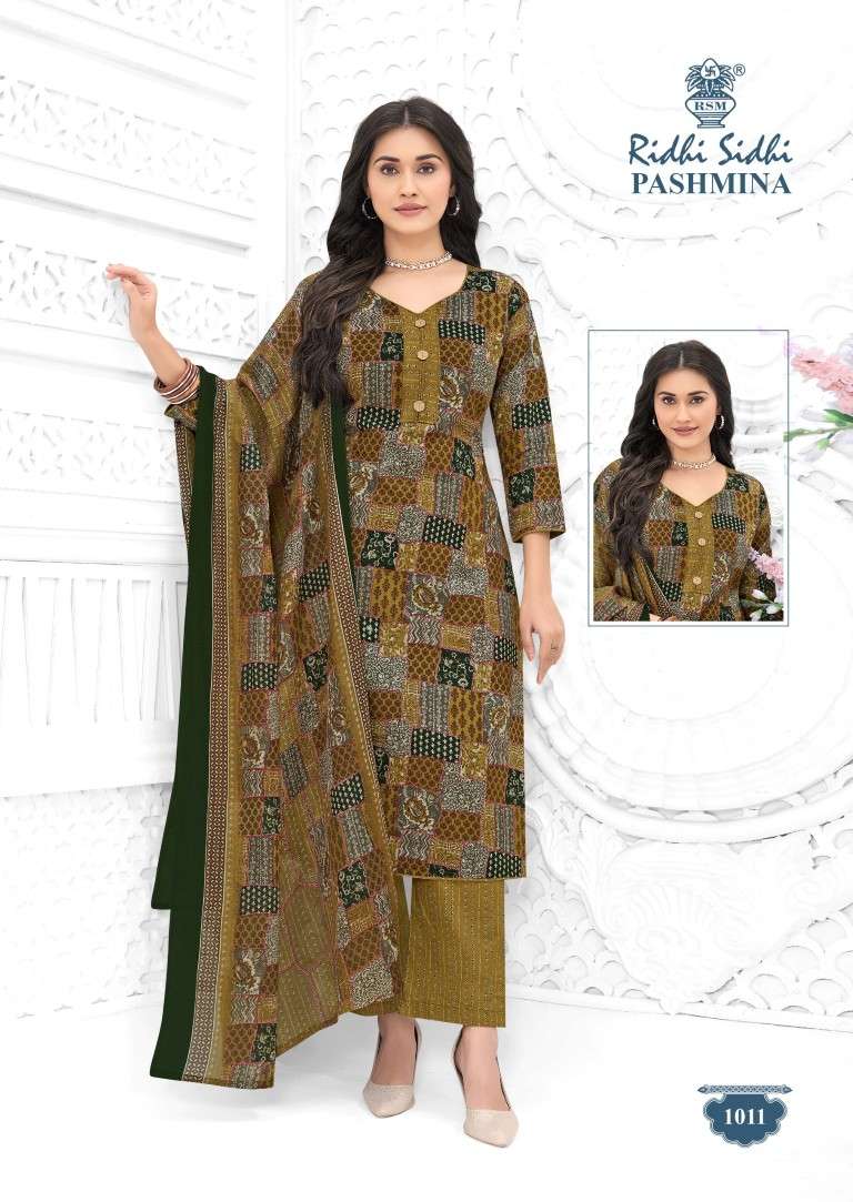 RIDHI SIDHI PASHMINA VOL-1 PURE COTTON DRESS MATERIAL 