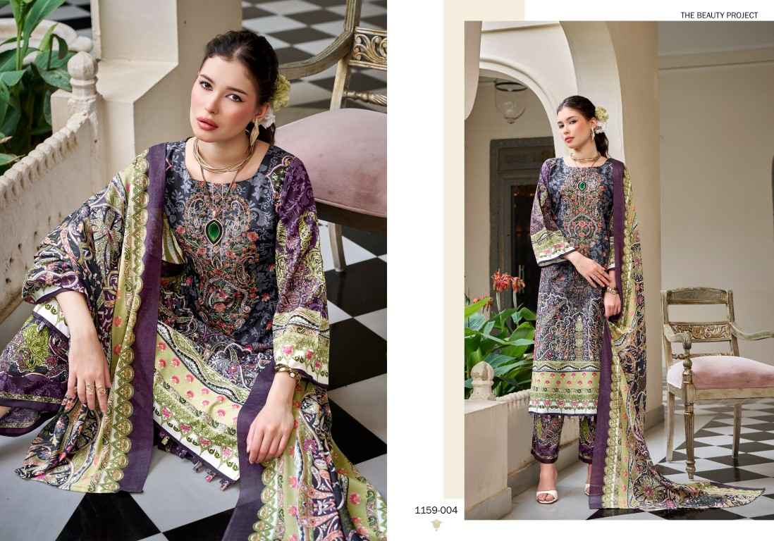ROMANI MAHIRA VOL-10 SOFT COTTON SELF EMBROIDERY DRESS MATERIAL