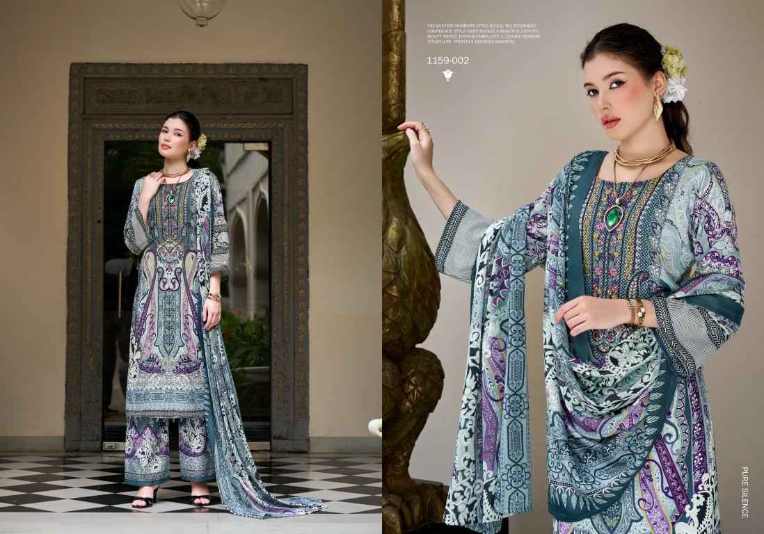 ROMANI MAHIRA VOL-10 SOFT COTTON SELF EMBROIDERY DRESS MATERIAL