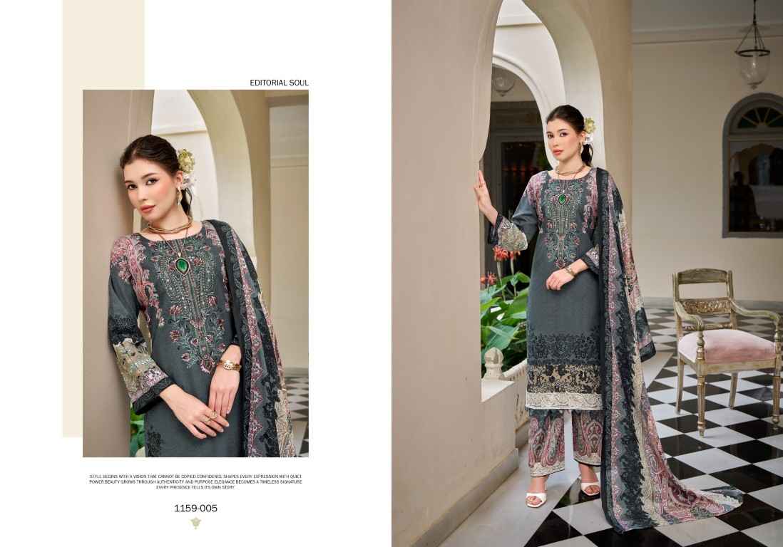 ROMANI MAHIRA VOL-10 SOFT COTTON SELF EMBROIDERY DRESS MATERIAL