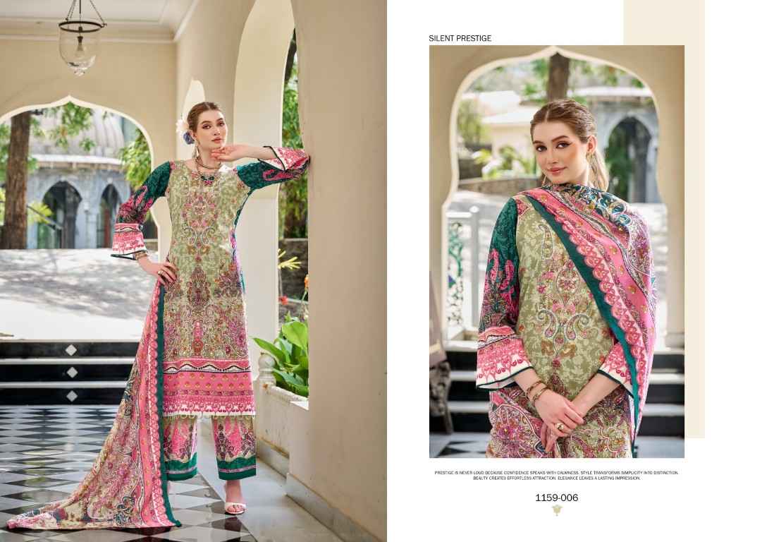 ROMANI MAHIRA VOL-10 SOFT COTTON SELF EMBROIDERY DRESS MATERIAL