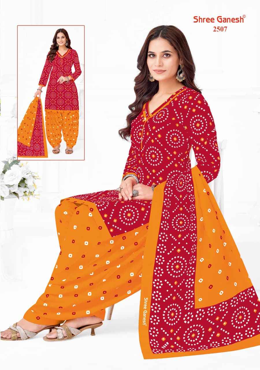 SHREE GANESH BANDHANI VOL-5 PURE COTTON PRINTED DRESS MATERIAL 