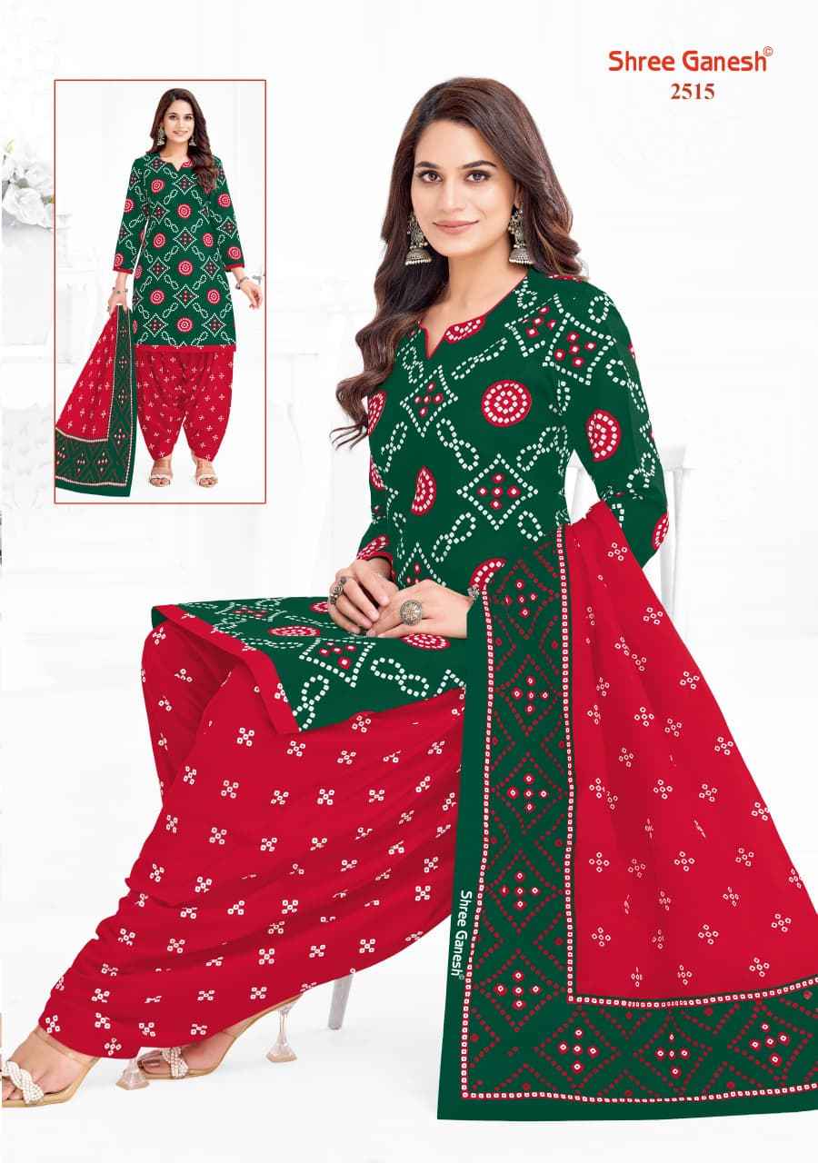SHREE GANESH BANDHANI VOL-5 PURE COTTON PRINTED DRESS MATERIAL 
