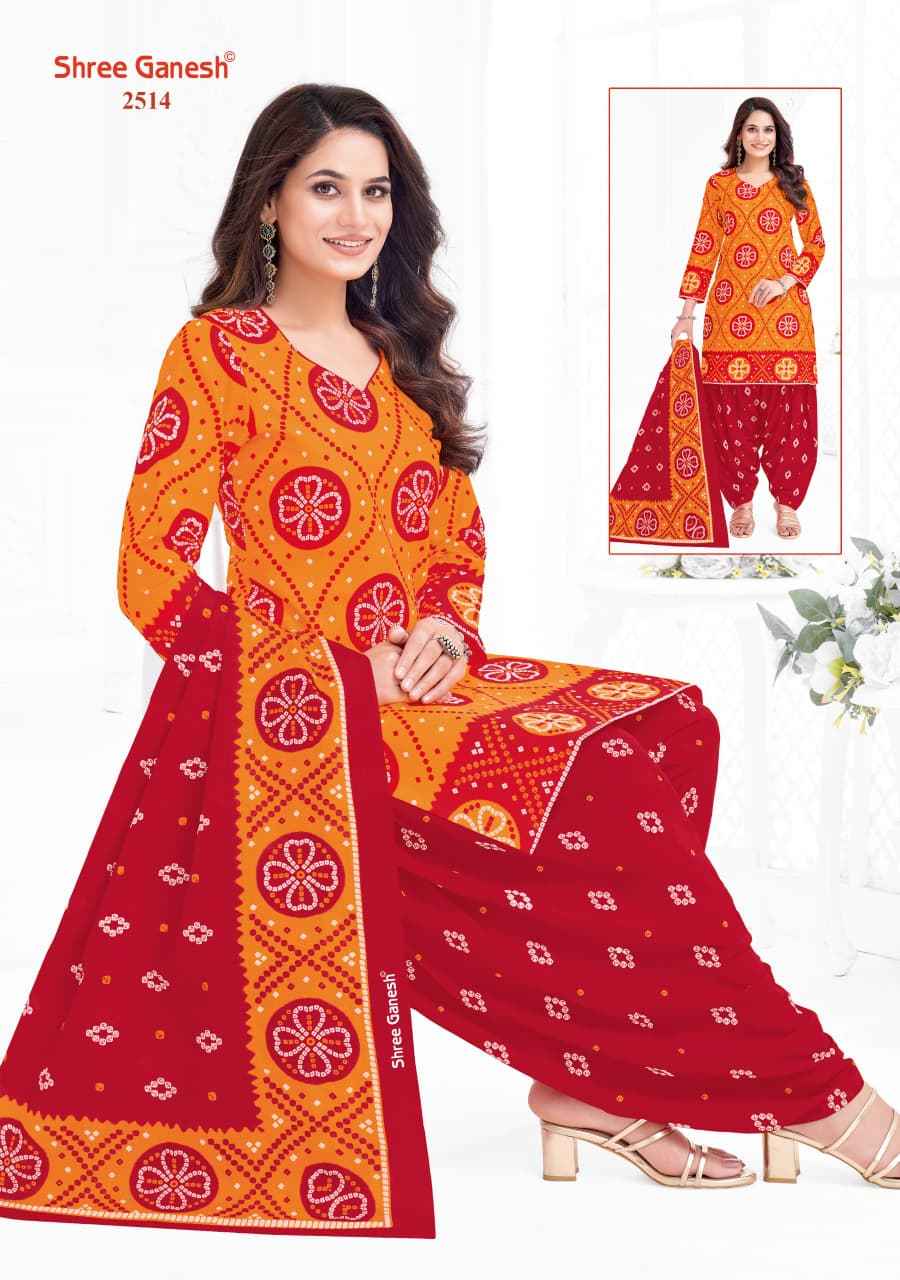SHREE GANESH BANDHANI VOL-5 PURE COTTON PRINTED DRESS MATERIAL 