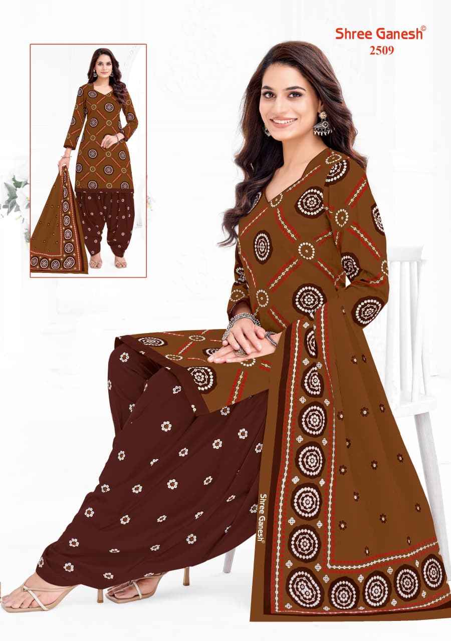 SHREE GANESH BANDHANI VOL-5 PURE COTTON PRINTED DRESS MATERIAL 