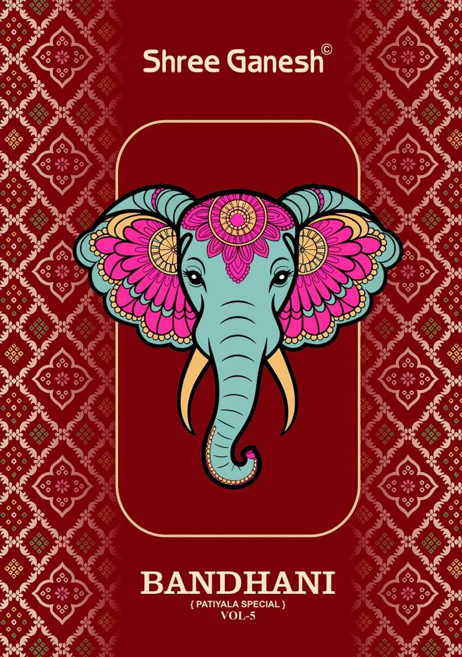 SHREE GANESH BANDHANI VOL-5 PURE COTTON PRINTED DRESS MATERIAL 