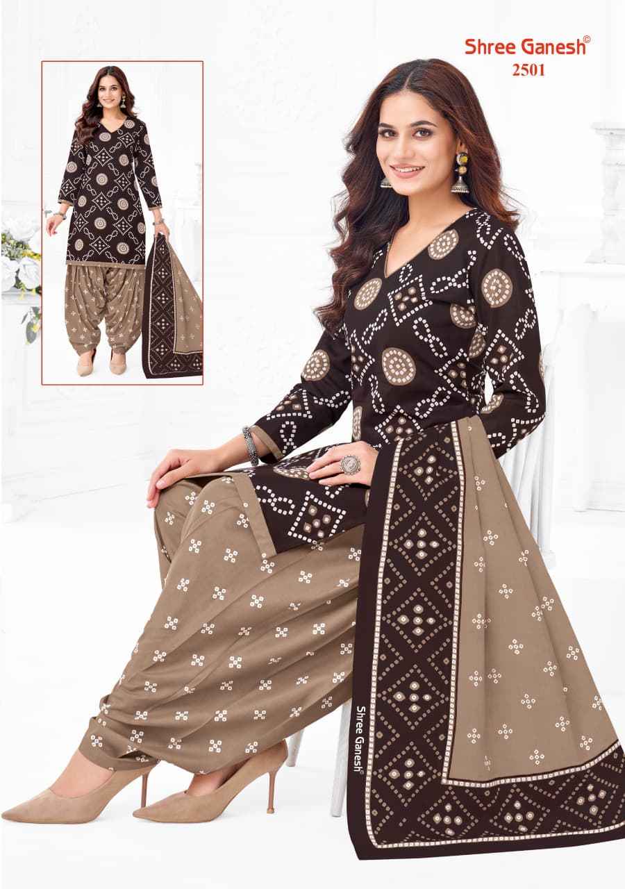 SHREE GANESH BANDHANI VOL-5 PURE COTTON PRINTED DRESS MATERIAL 