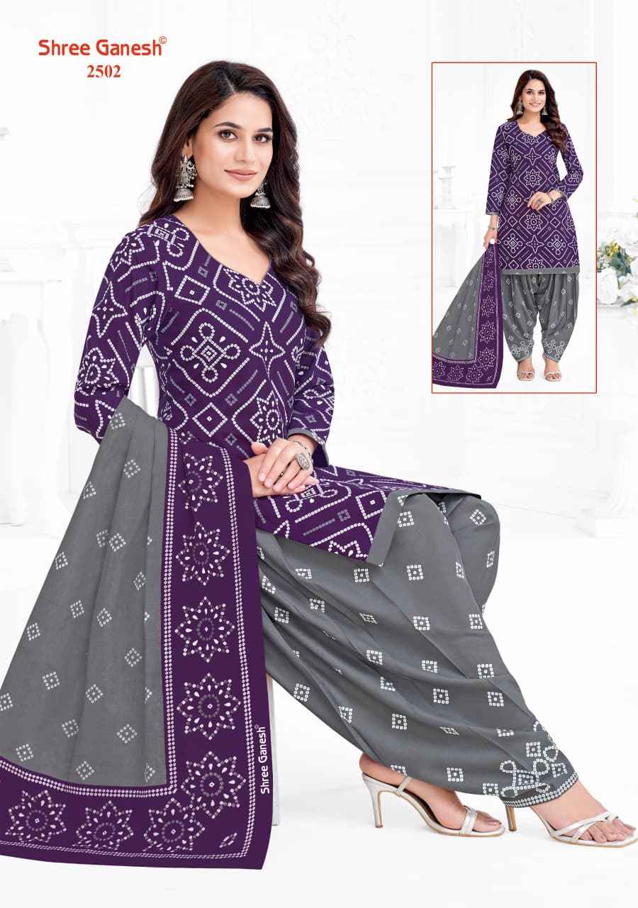 SHREE GANESH BANDHANI VOL-5 PURE COTTON PRINTED DRESS MATERIAL 
