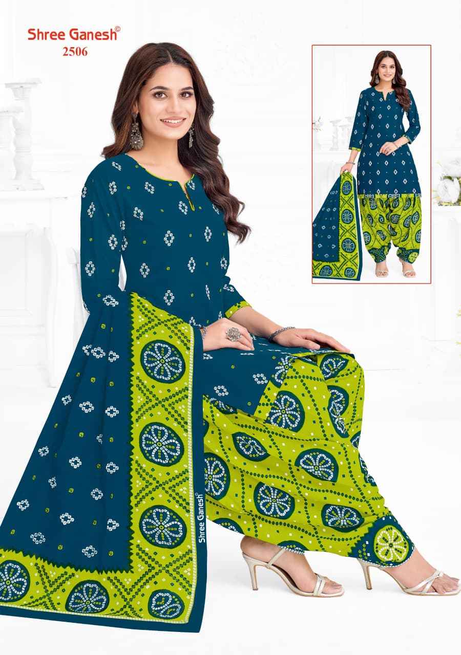 SHREE GANESH BANDHANI VOL-5 PURE COTTON PRINTED DRESS MATERIAL 