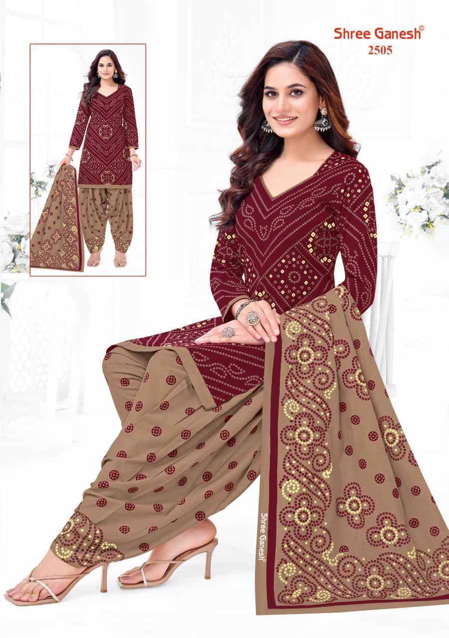 SHREE GANESH BANDHANI VOL-5 PURE COTTON PRINTED DRESS MATERIAL 