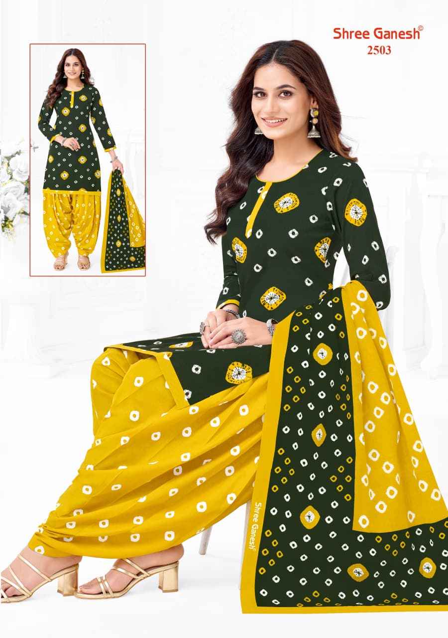 SHREE GANESH BANDHANI VOL-5 PURE COTTON PRINTED DRESS MATERIAL 