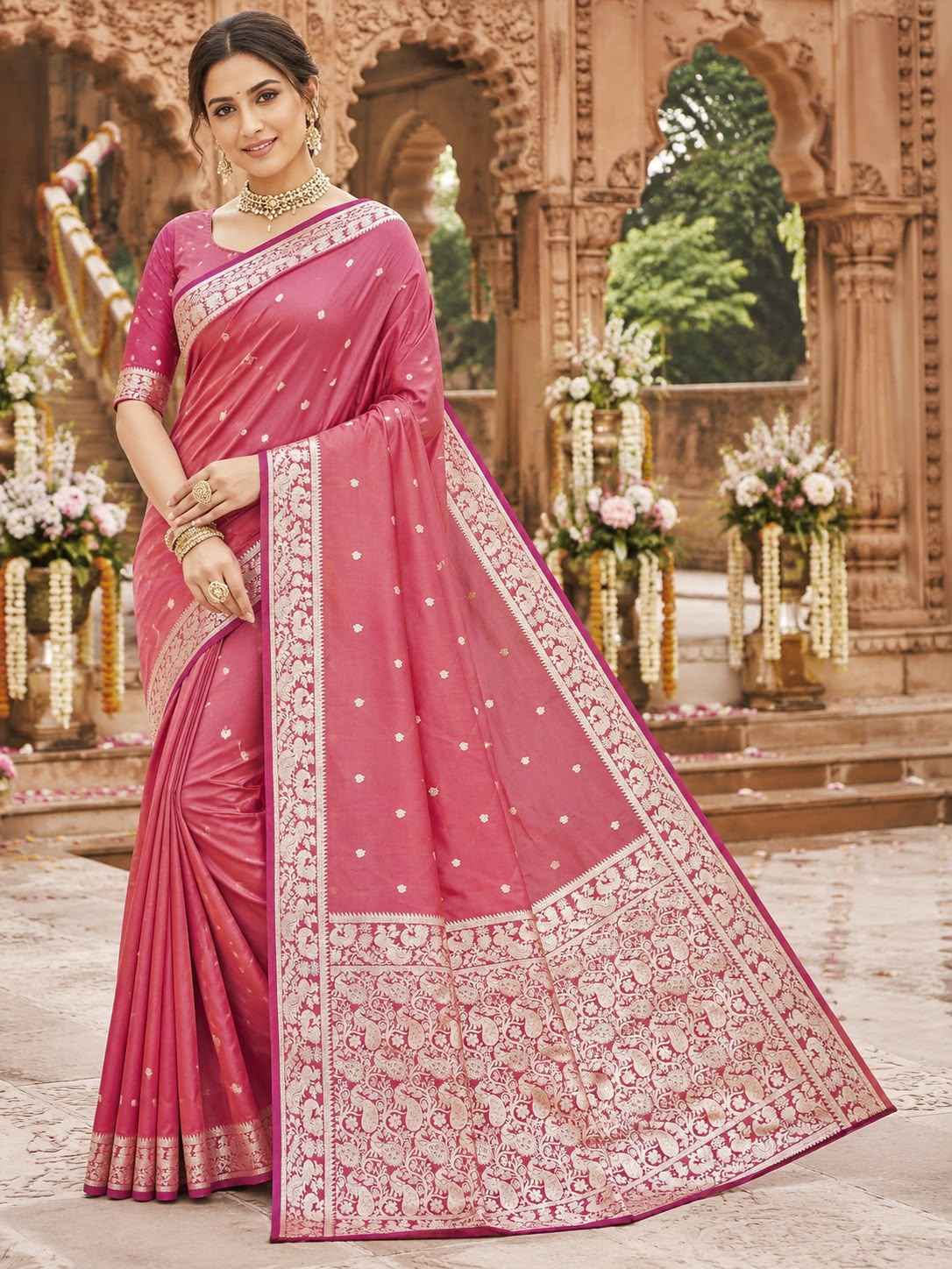 SOFT AND PURE BANARASI SILK WITH ZARI WEAVING SAREE
