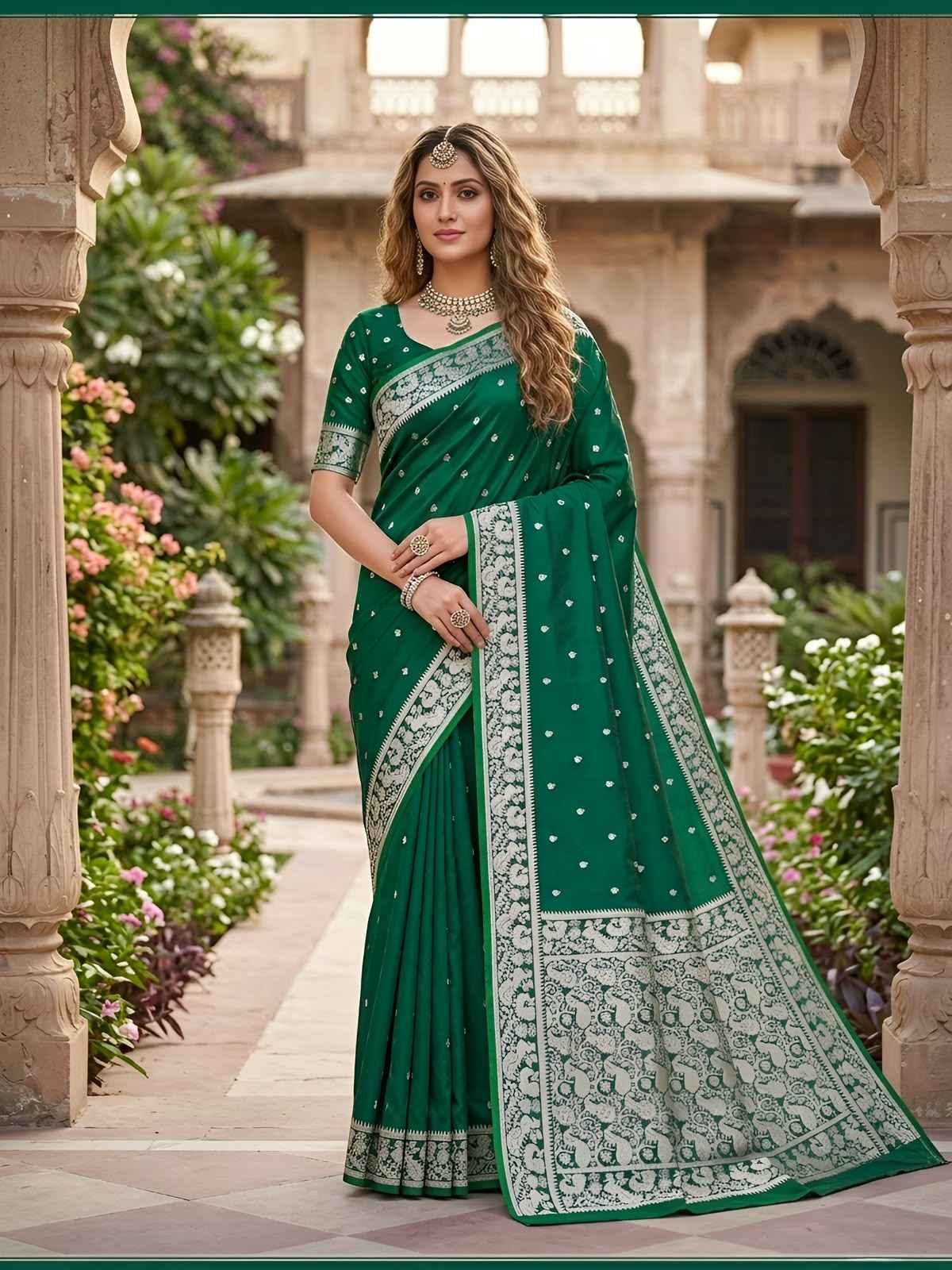 SOFT AND PURE BANARASI SILK WITH ZARI WEAVING SAREE