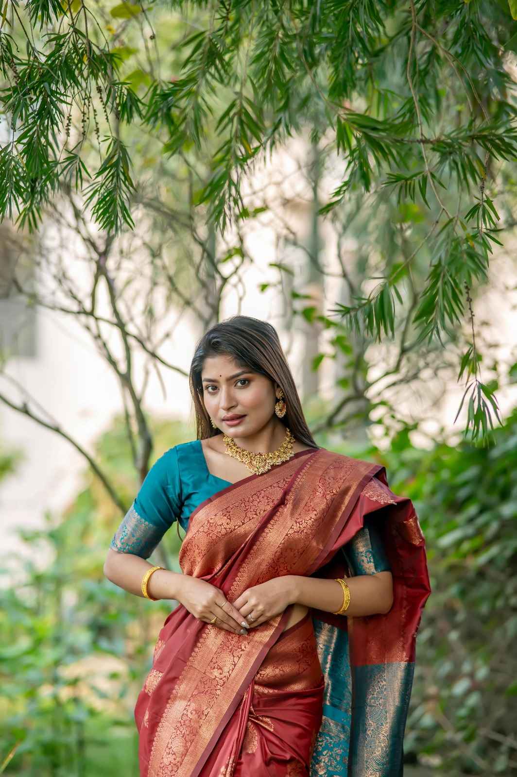 SOFT BANARASI KATAN SILK PATTU ZARI WEAVING SAREE