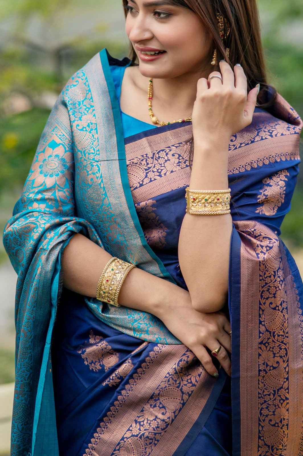 SOFT BANARASI KATAN SILK PATTU ZARI WEAVING SAREE