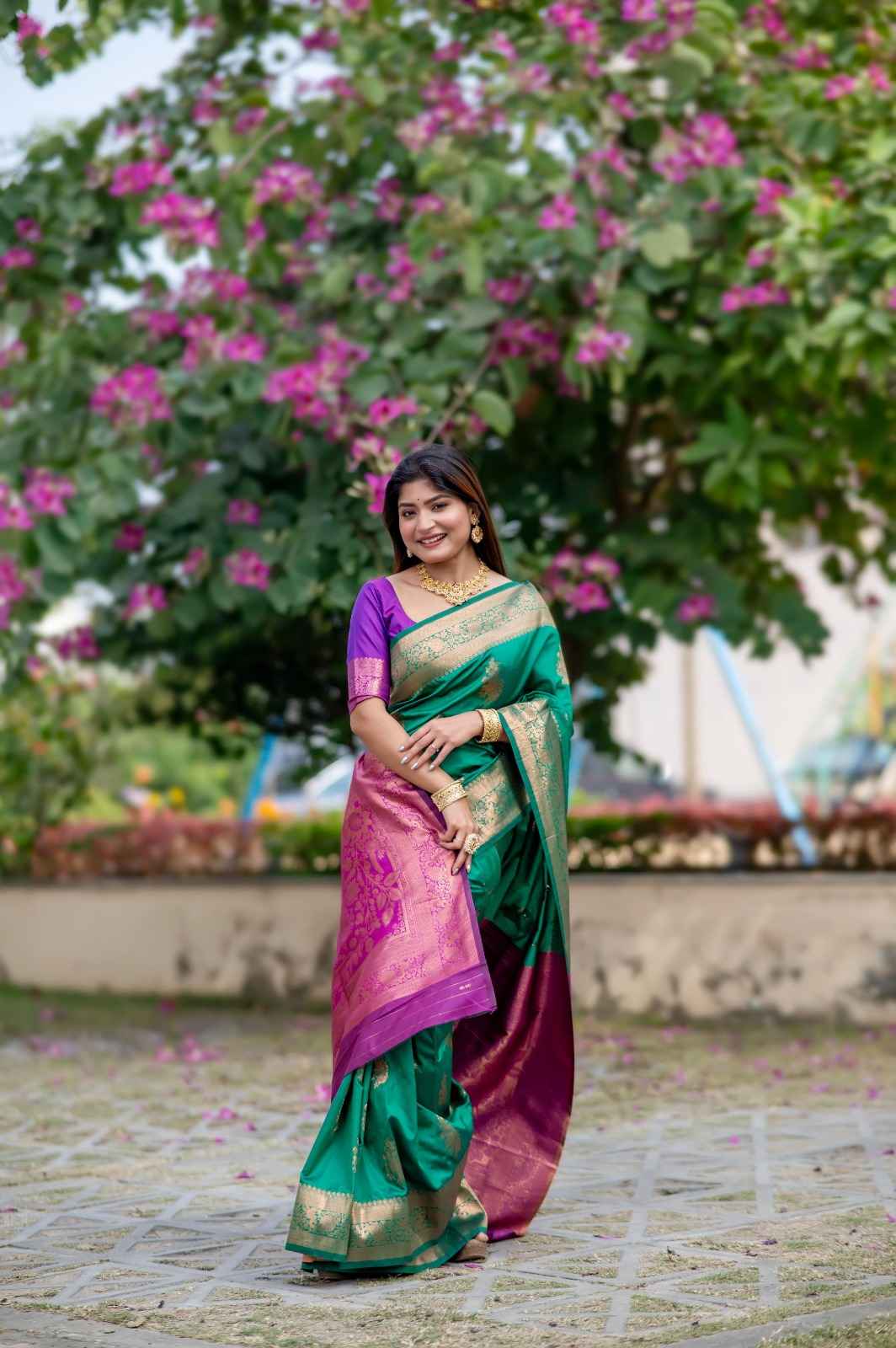 SOFT BANARASI KATAN SILK PATTU ZARI WEAVING SAREE