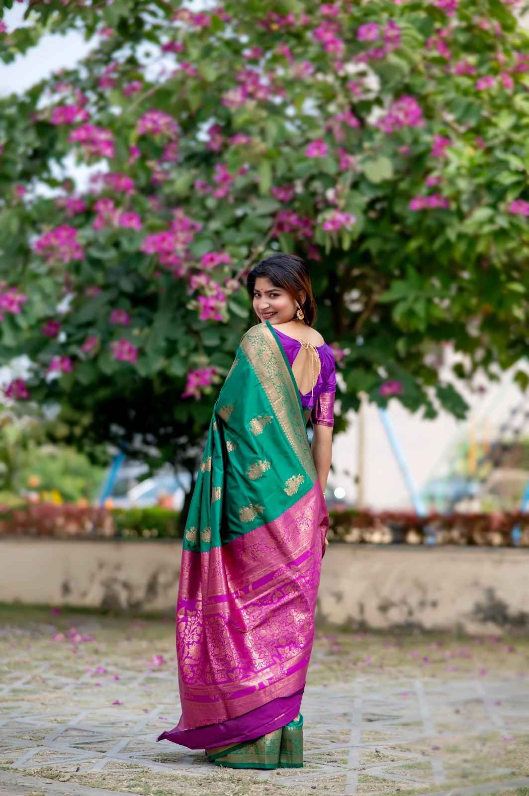 SOFT BANARASI KATAN SILK PATTU ZARI WEAVING SAREE