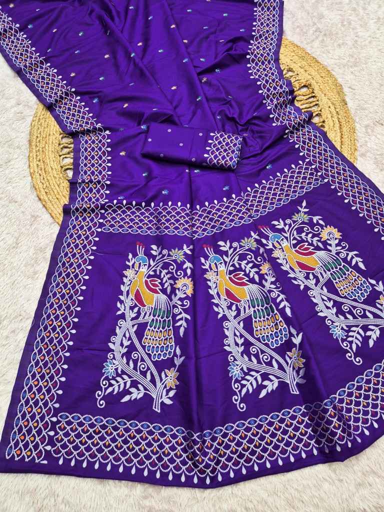 PREMIUM SOFT KANNI SILK MEENAKARI WEAVING SAREE 