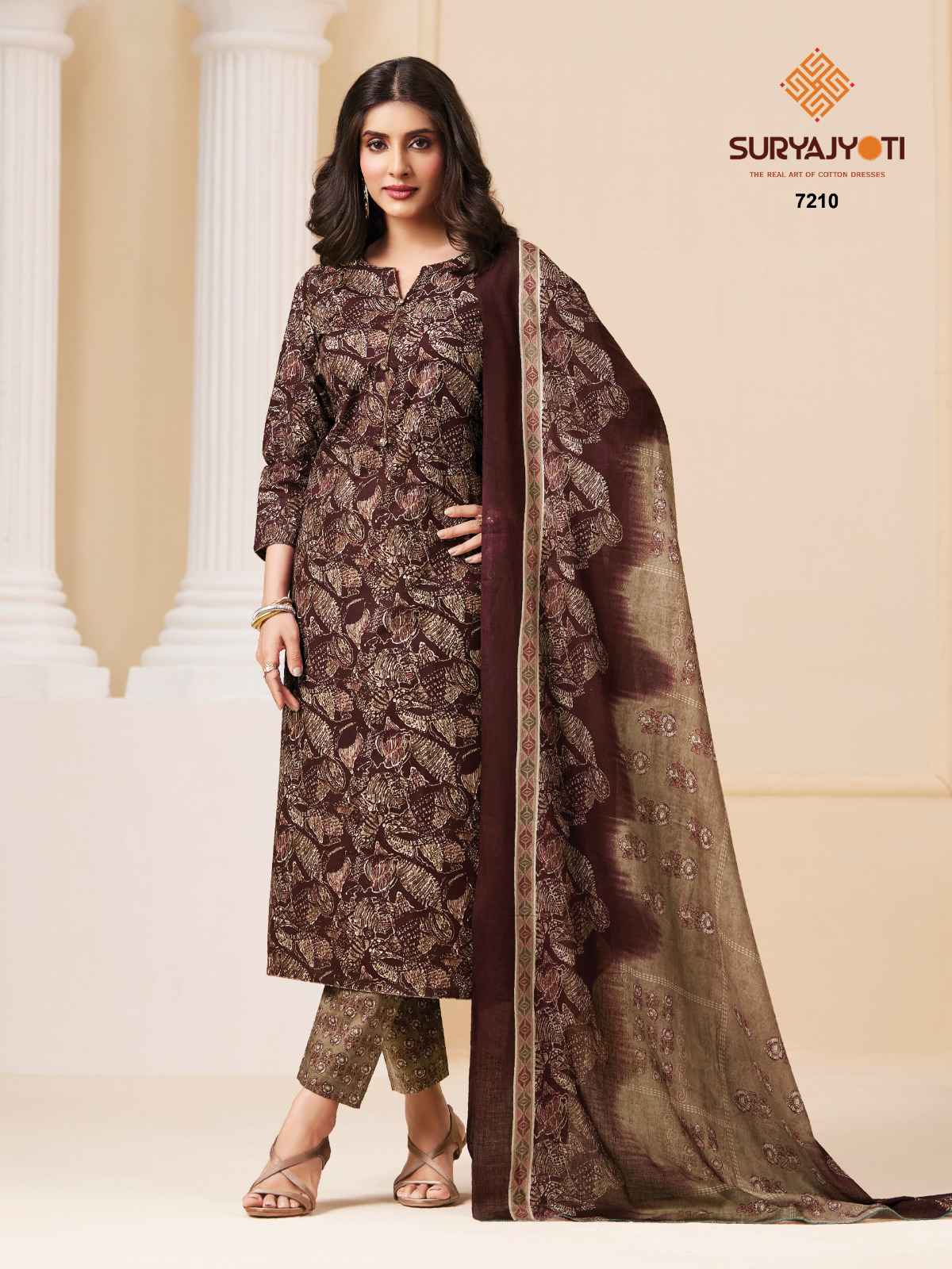 SURYAJYOTI TRENDY COTTON VOL-72 COTTON PRINTED READYMADE SUIT
