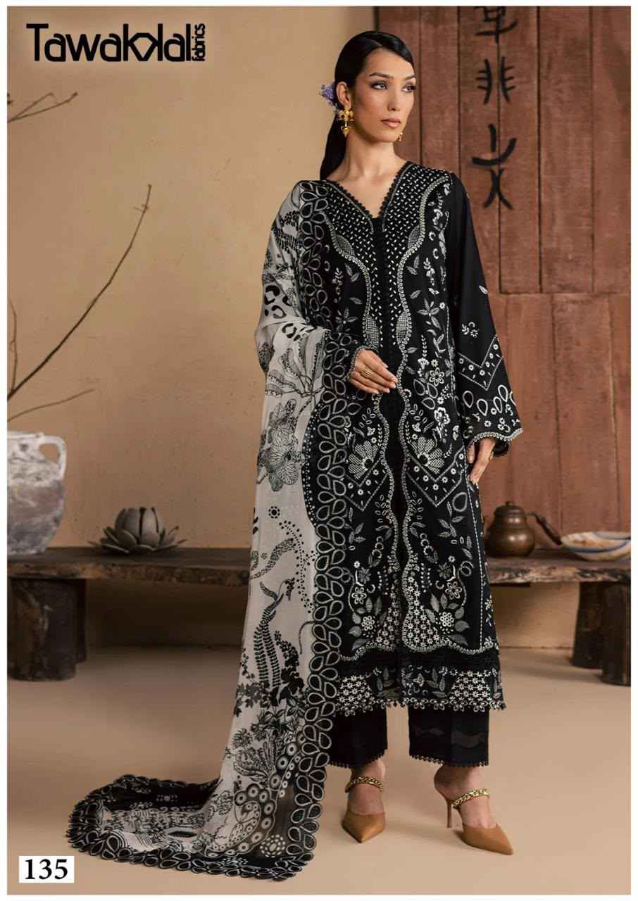 TAWAKKAL SABA LUXURY VOL-4 COTTON DRESS MATERIAL