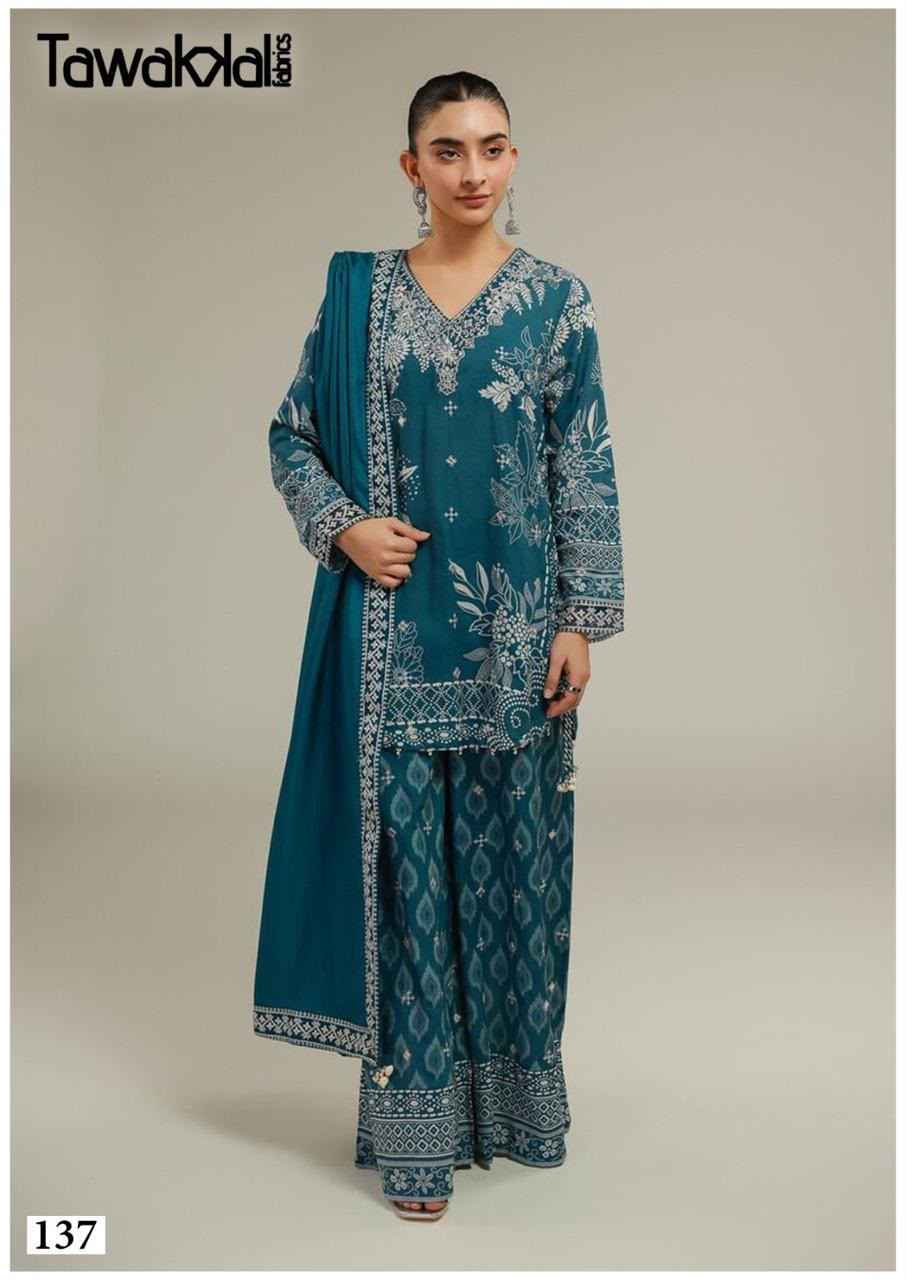 TAWAKKAL SABA LUXURY VOL-4 COTTON DRESS MATERIAL