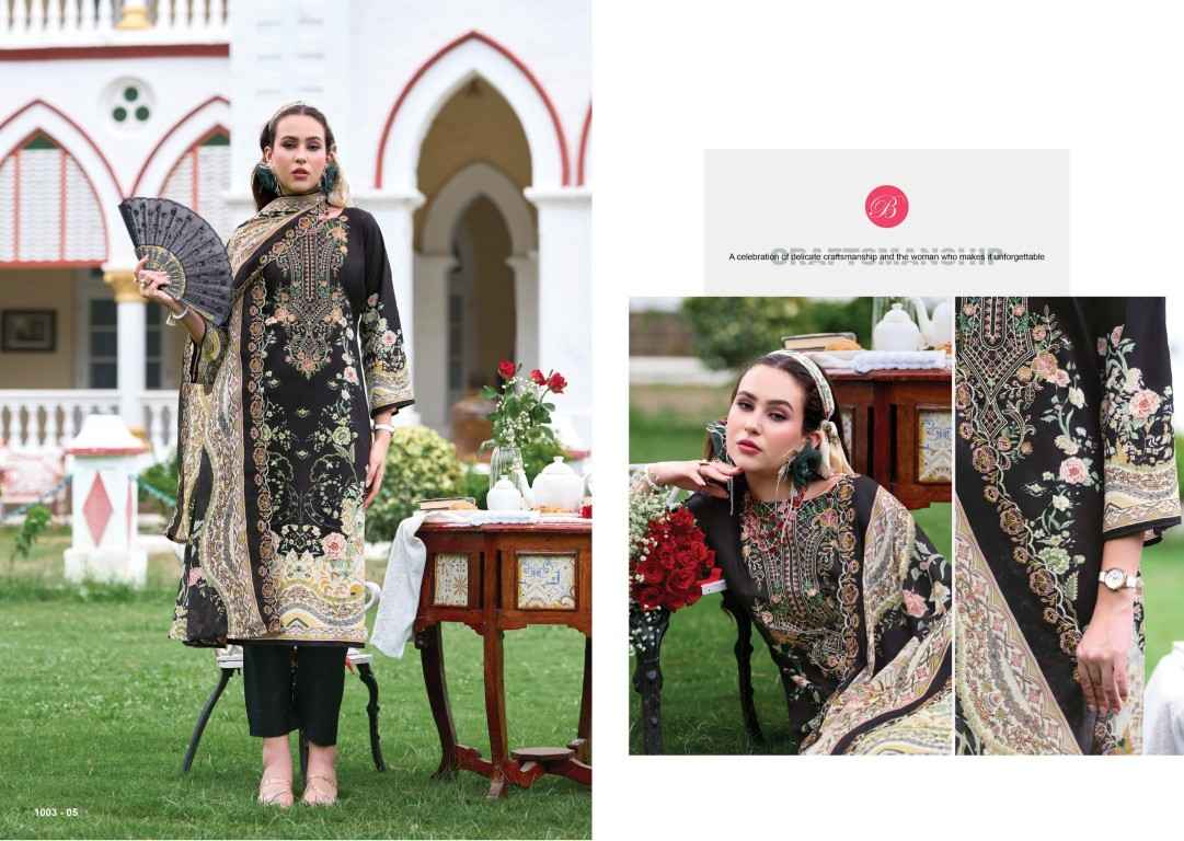 BELLIZA GUZARISH VOL-25 PURE COTTON DIGITAL PRINTS EMBROIDERY DRESS MATERIAL