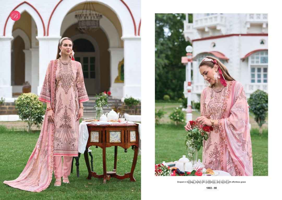 BELLIZA GUZARISH VOL-25 PURE COTTON DIGITAL PRINTS EMBROIDERY DRESS MATERIAL