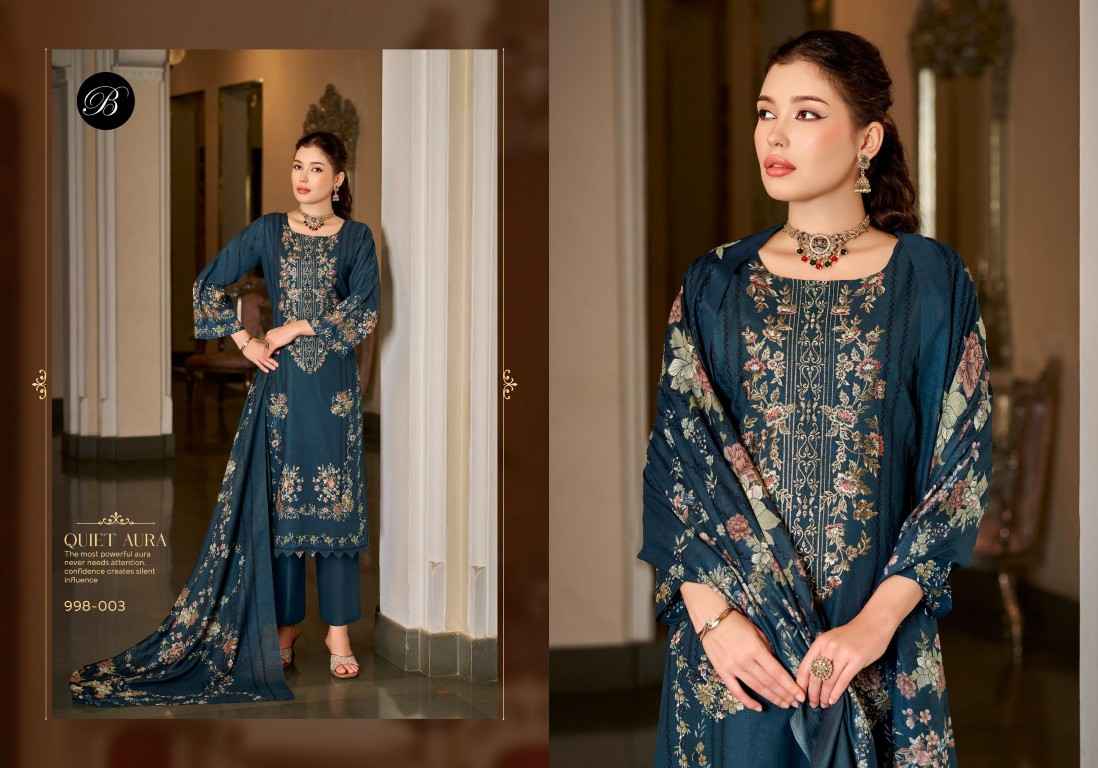 BELLIZA NAIRA VOL-155 PURE COTTON EMBROIDERY DRESS MATERIAL