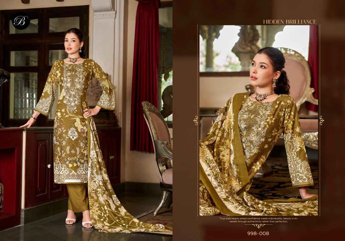 BELLIZA NAIRA VOL-155 PURE COTTON EMBROIDERY DRESS MATERIAL