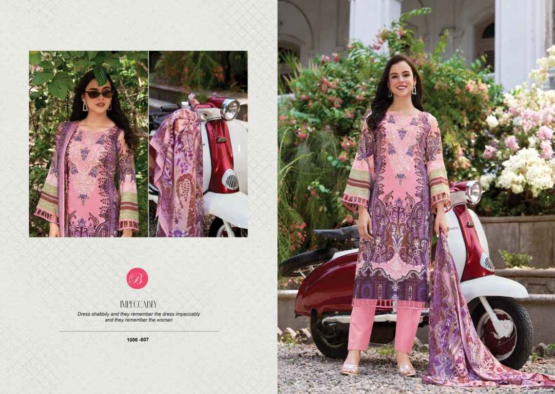 BELLIZA NAIRA VOL-156 PURE COTTON EMBROIDERY DRESS MATERIAL