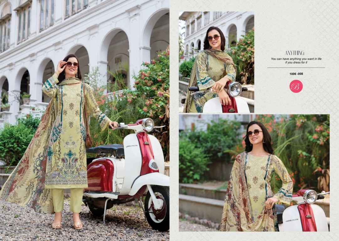 BELLIZA NAIRA VOL-156 PURE COTTON EMBROIDERY DRESS MATERIAL