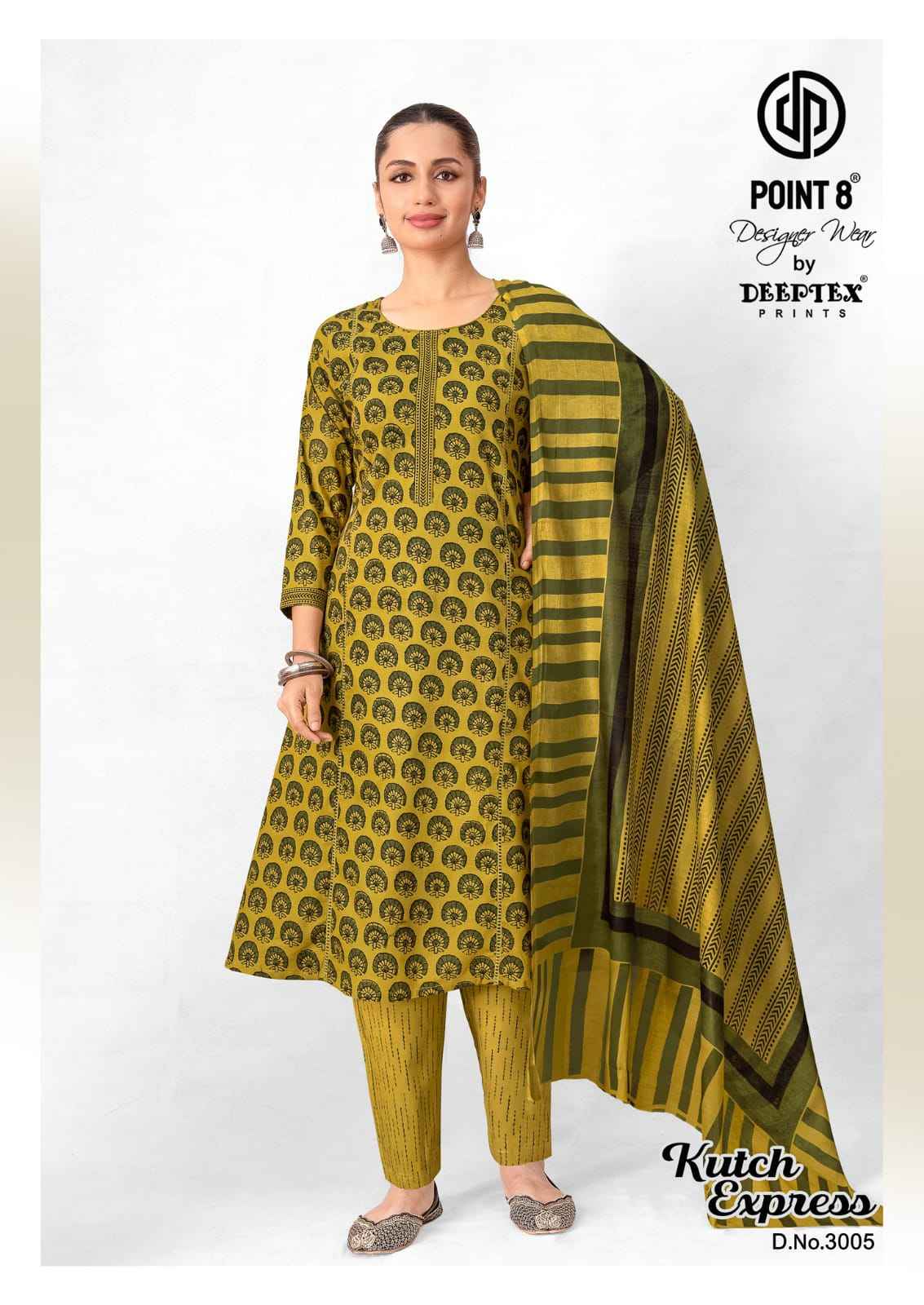 DEEPTEX KUTCH EXPRESS VOL-3 PURE COTTON A-LINE READYMADE SUIT