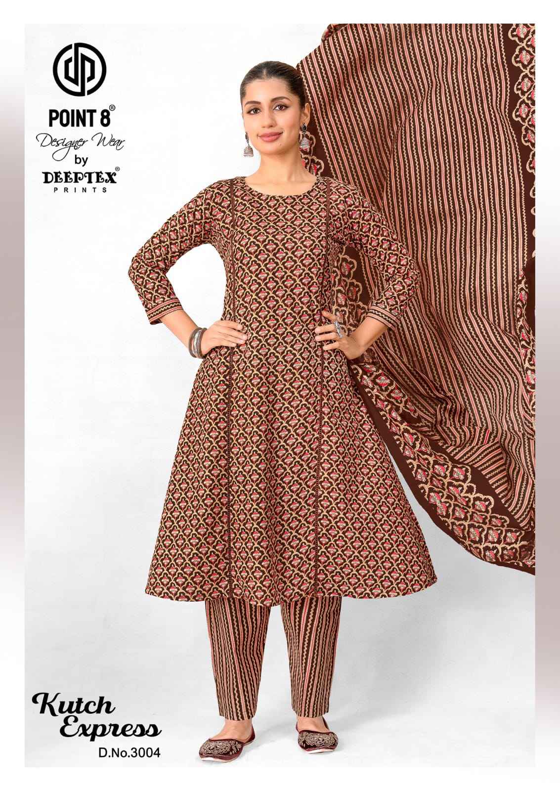 DEEPTEX KUTCH EXPRESS VOL-3 PURE COTTON A-LINE READYMADE SUIT