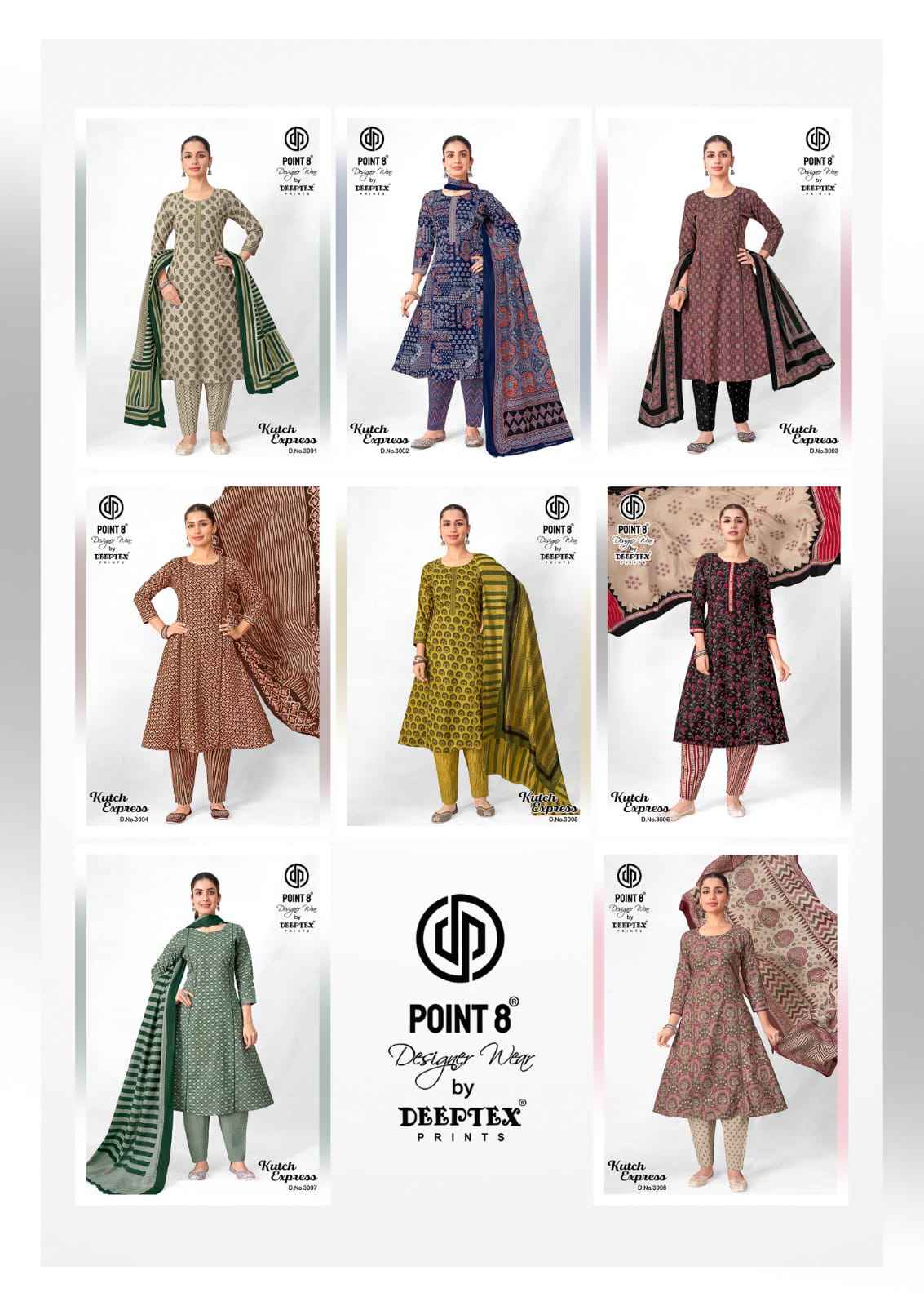 DEEPTEX KUTCH EXPRESS VOL-3 PURE COTTON A-LINE READYMADE SUIT