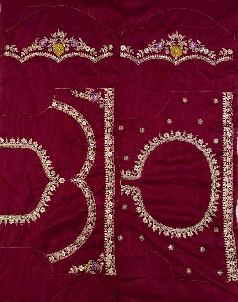HO SILK SEQUINS AND DORI EMBROIDERY WORK SAREE