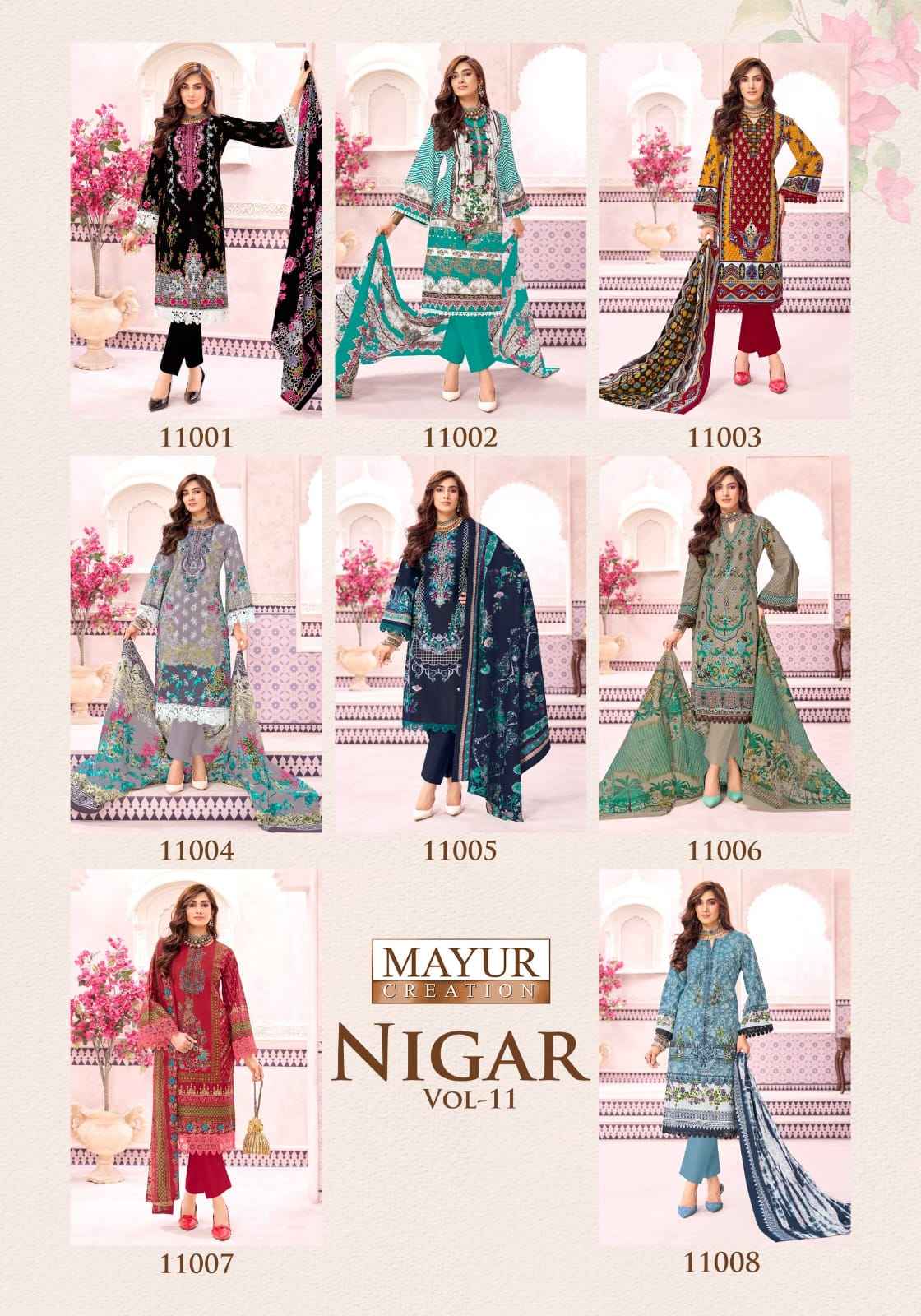MAYUR NIGAR 11 PURE COTTON PRINTED DRESS MATERIAL
