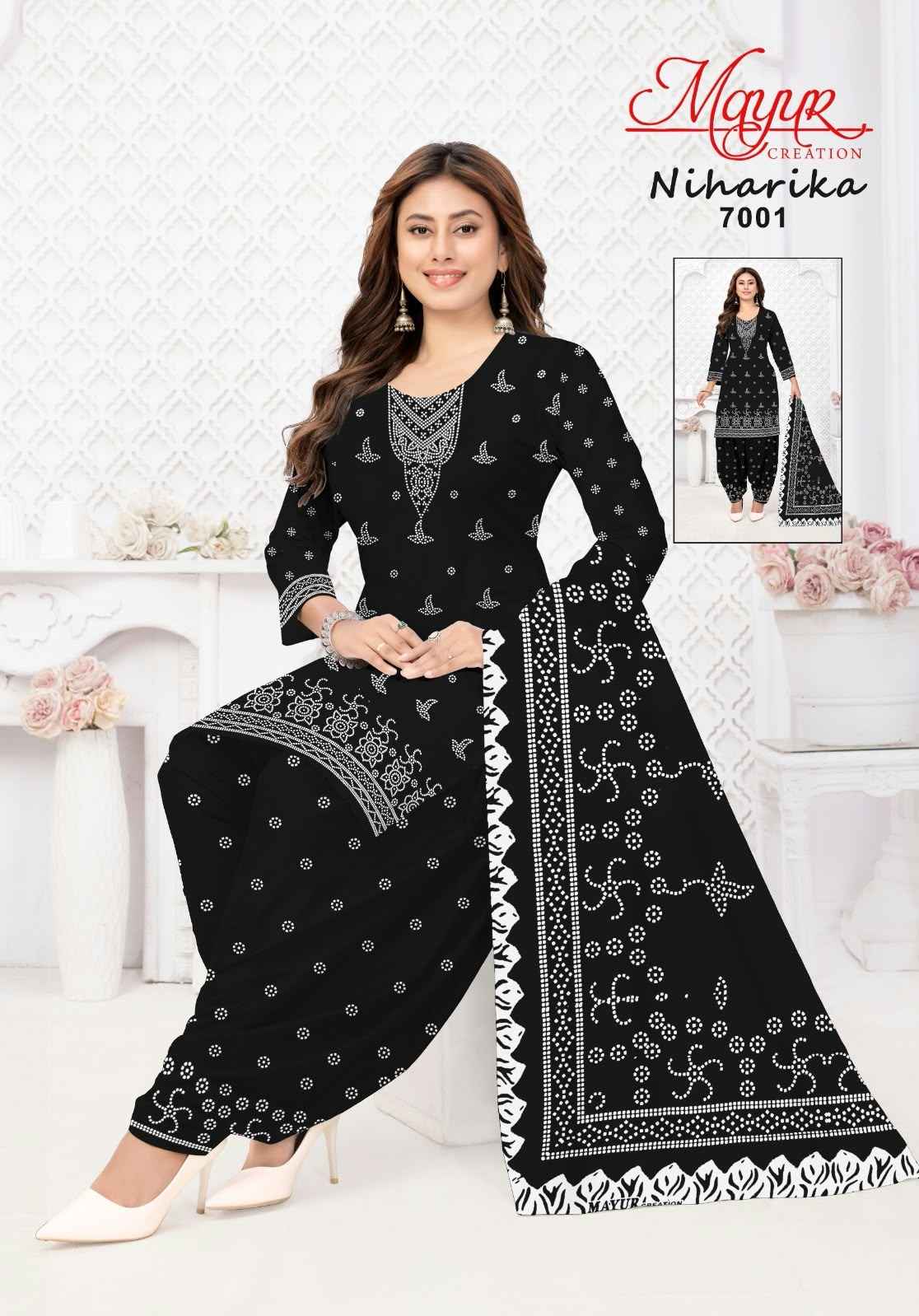 MAYUR NIHARIKA VOL-7 COTTON PRINTED DRESS MATERIAL