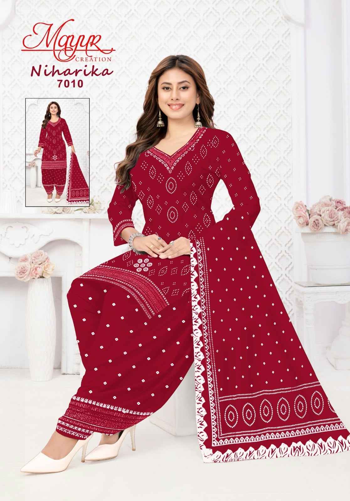 MAYUR NIHARIKA VOL-7 COTTON PRINTED DRESS MATERIAL