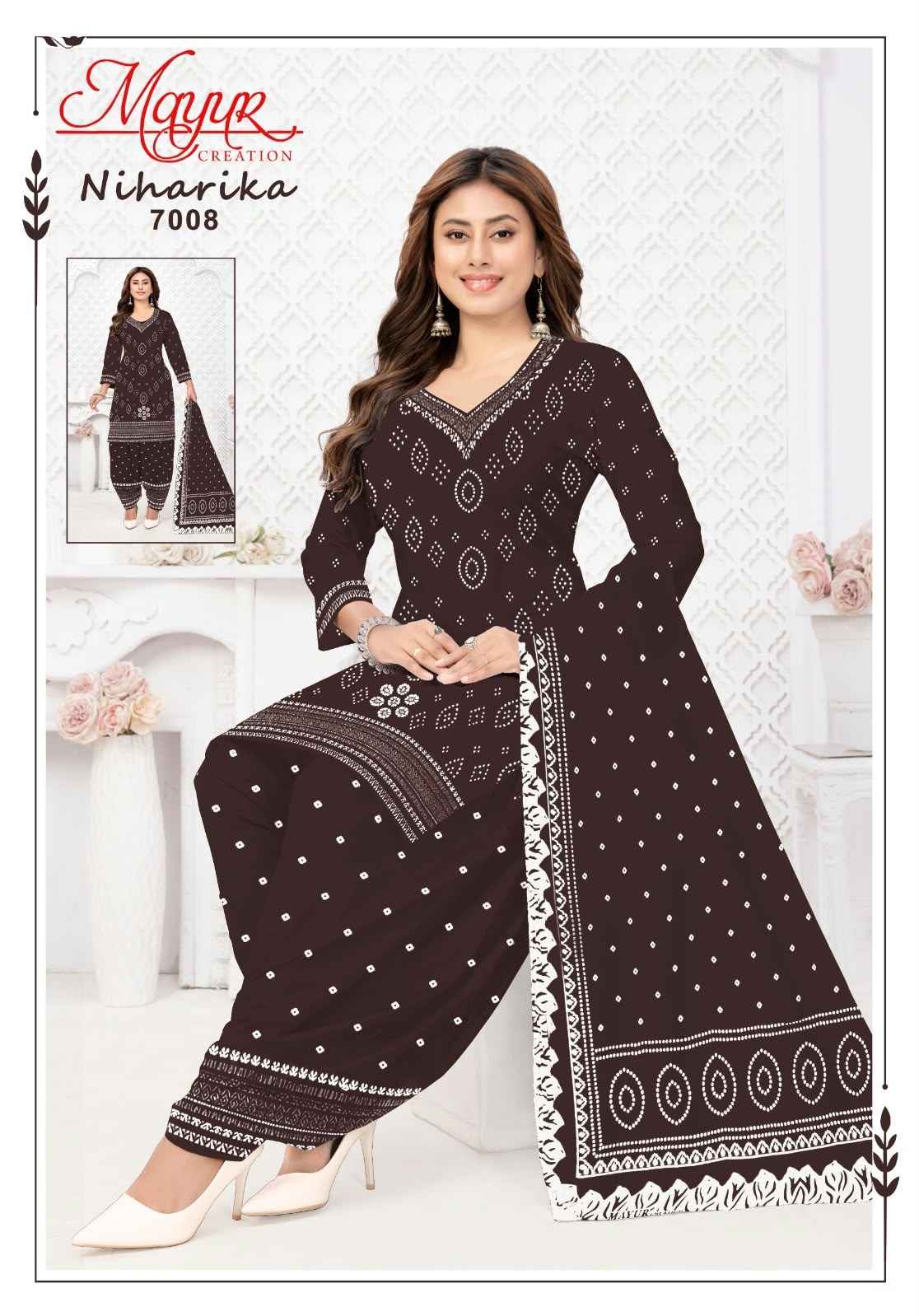 MAYUR NIHARIKA VOL-7 COTTON PRINTED DRESS MATERIAL