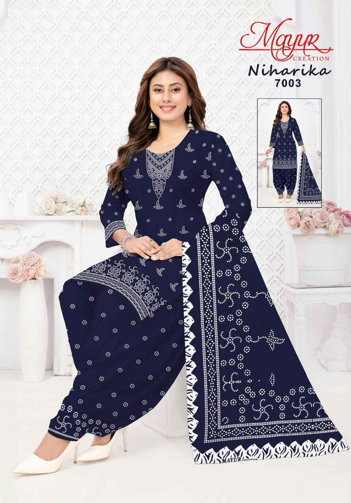 MAYUR NIHARIKA VOL-7 COTTON PRINTED DRESS MATERIAL