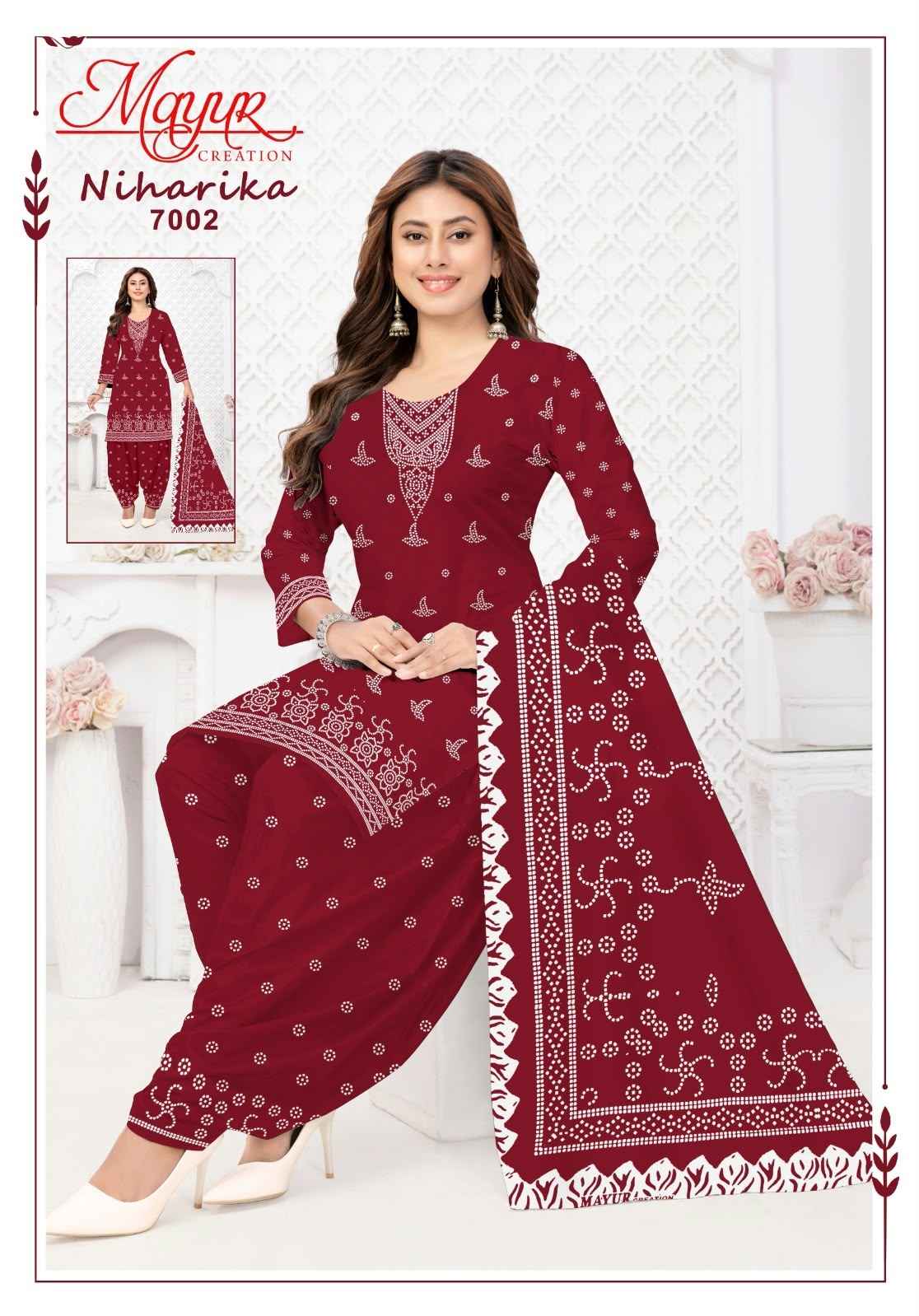 MAYUR NIHARIKA VOL-7 COTTON PRINTED DRESS MATERIAL